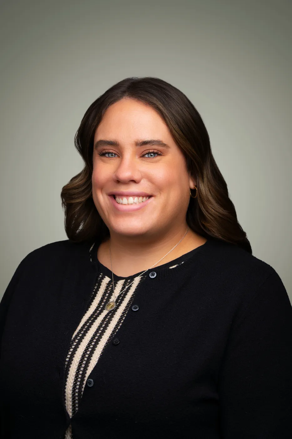 Headshot portrait of Liz Nicholas, Search Associate