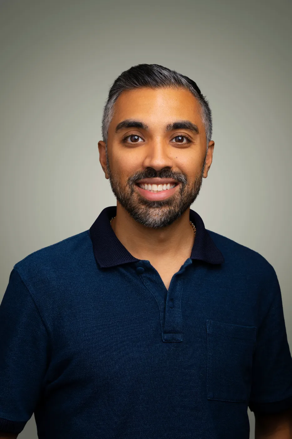 Headshot portrait of Zain Jeddy, GM