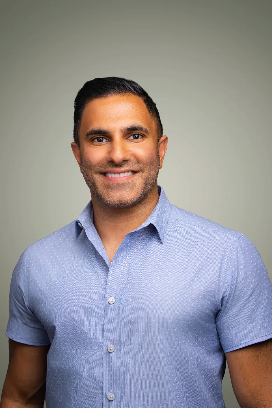 Headshot portrait of Vidush Talwar, Exec Director