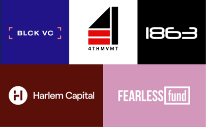 5 venture capital firms logos in a collage