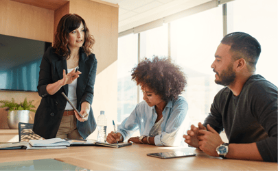 project managers in a meeting