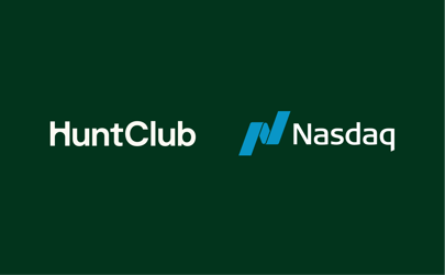 Hunt Club and Nasdaq banner