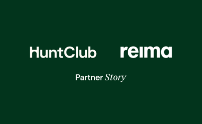 Hunt Club and Reima branded Partner Story banner