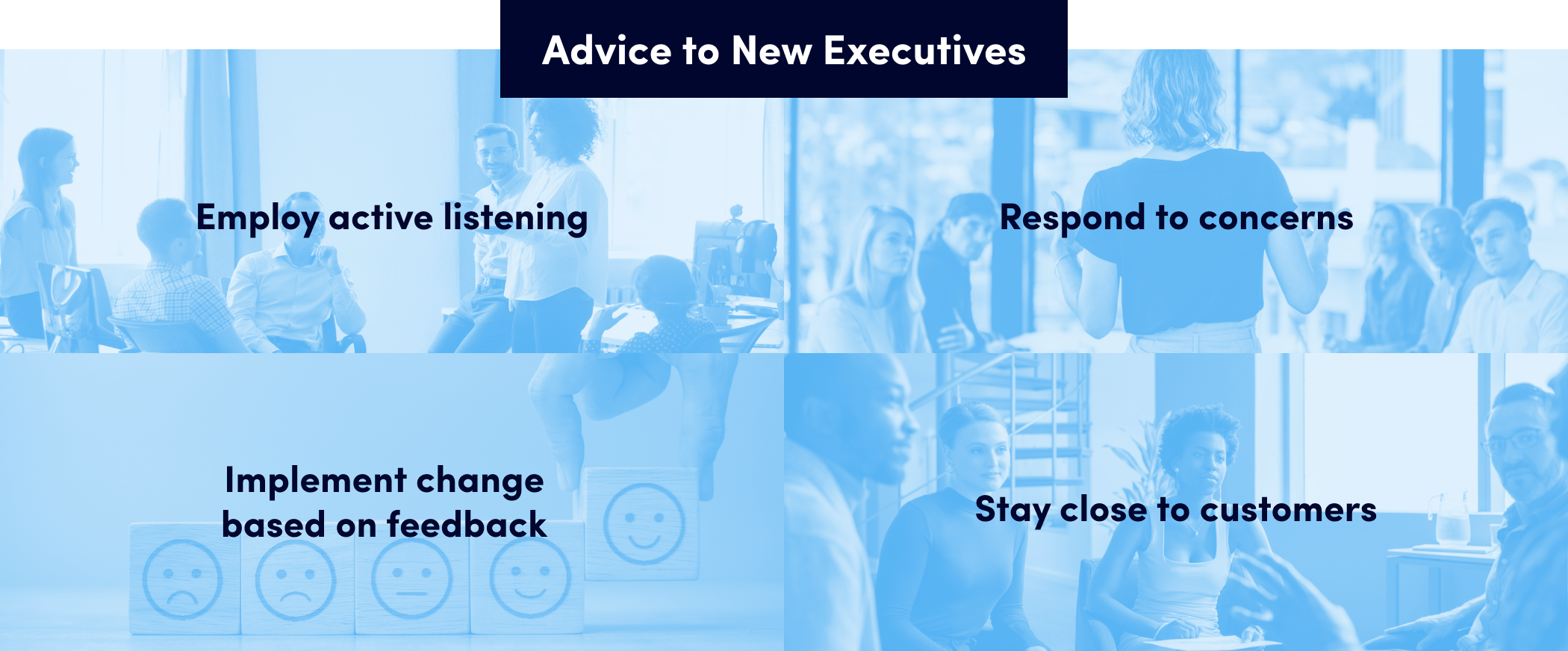 advice to new execs