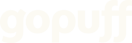 gopuff large white logo