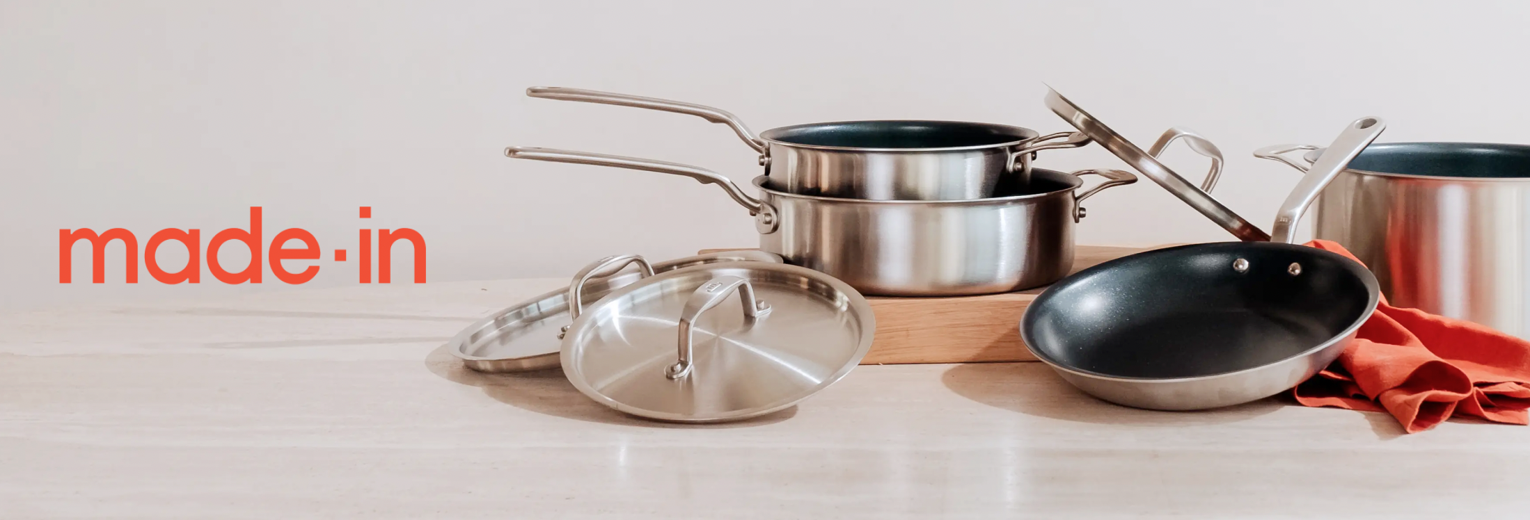made in product image of pots and pans