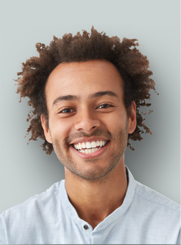 portrait of a man smiling