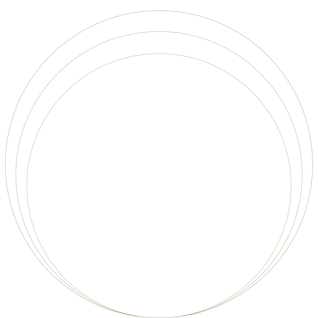 test frame with 3 ellipses gold