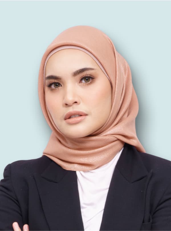 portrait of young woman in a hijab